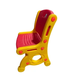 Детский стул ZTW-KR5, пластик, желтый/красный, 30х30 см Детский стул ZTW-KR5, пластик, желтый/красный, 30х30 см