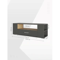 Тумба под ТВ 3563_LETNEWBoxAndrZС, ЛДСП, разноцветная, 40x34.6x108 см