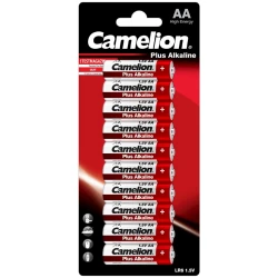 Батарейка Camelion Plus Alkaline AA LR6 1.5V, 10шт