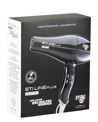Фен Eti Line Plus Digital черный