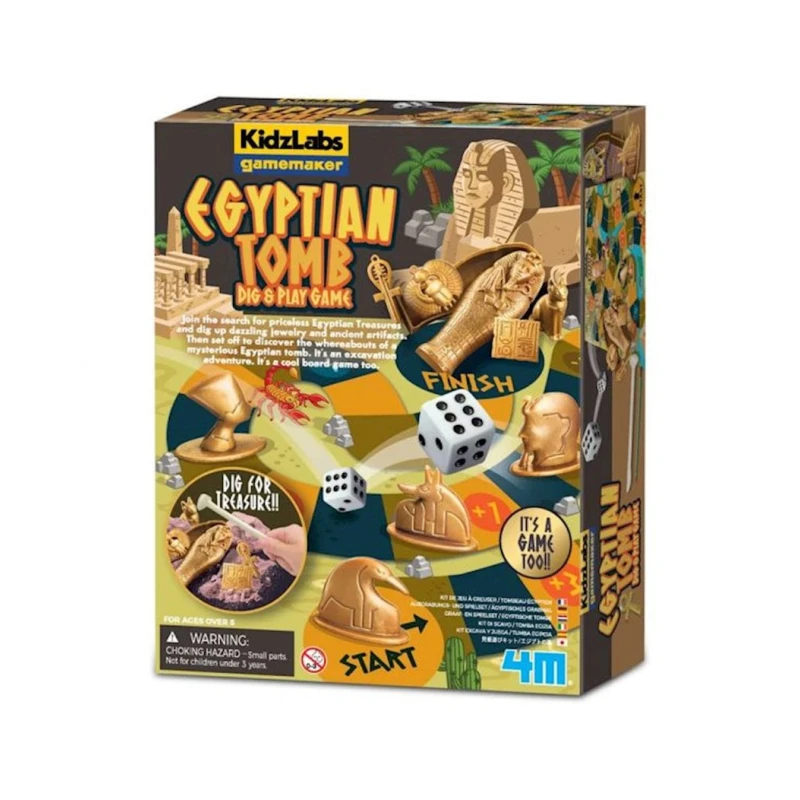 Набор 4M Kidz Labs Egyptian Tomb Dig & Play Game Набор 4M Kidz Labs Egyptian Tomb Dig & Play Game