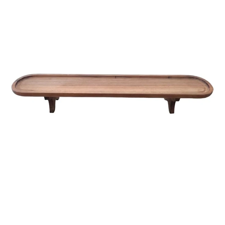 Süfrə lövhəsi KT731, taxta, ayaqlarla, qəhvəyi, 70x13x10 sm