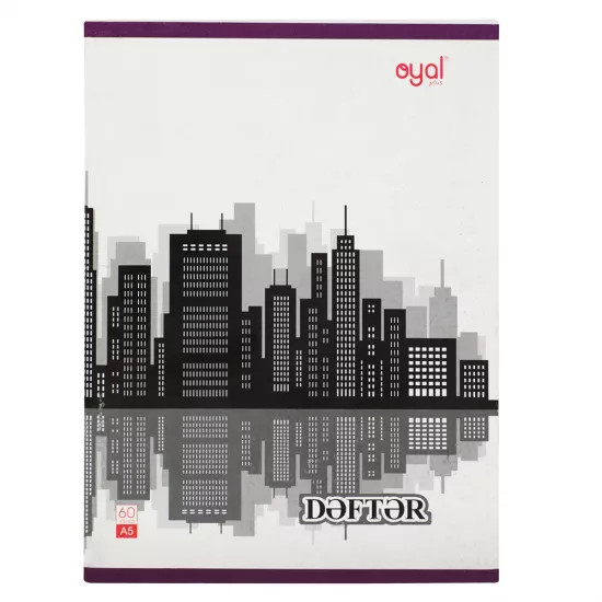 Тетрадь 60 листов, в линию, 5 шт, товар в ассортименте