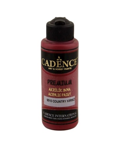Akril boya Cadence Premium Acrylic Paint 9510 Country Red, 120 ml