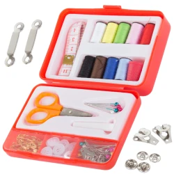 Набор для шитья, 11.5х3.5х8 см, красный Набор для шитья, 11.5х3.5х8 см, красный