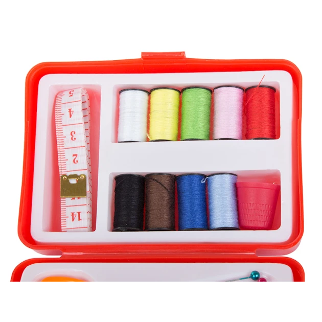 Набор для шитья, 11.5х3.5х8 см, красный Набор для шитья, 11.5х3.5х8 см, красный