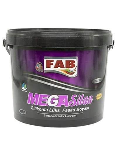 İnşaat boyası Fab boya Mega Silan, ağ, 25 kq