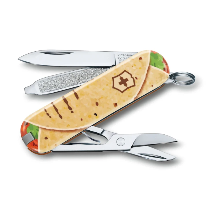 Bıçaq Victorinox Classic Mexican Tacos 0.6223.L1903, rəngbərəng Bıçaq Victorinox Classic Mexican Tacos 0.6223.L1903, rəngbərəng