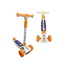 Детский самокат 4422O, оранжевый, 26x60x72 см Детский самокат 4422O, оранжевый, 26x60x72 см