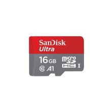 Yaddaş kartı Sandisk Ultra 16GB MicroSDHC Class 10 UHS-I (SDSQUAR-016G-GN6MA)