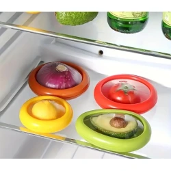 Контейнеры для хранения с силиконовыми крышками 4 штуки Контейнеры для хранения с силиконовыми крышками 4 штуки