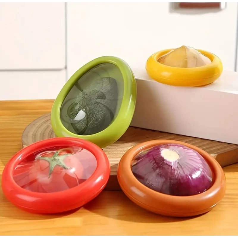 Контейнеры для хранения с силиконовыми крышками 4 штуки Контейнеры для хранения с силиконовыми крышками 4 штуки