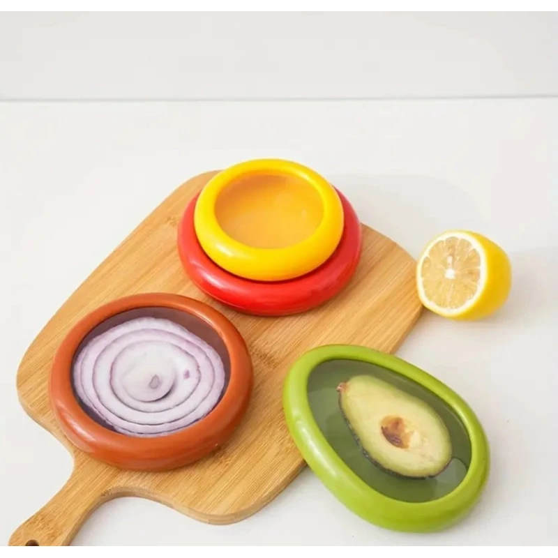 Контейнеры для хранения с силиконовыми крышками 4 штуки Контейнеры для хранения с силиконовыми крышками 4 штуки