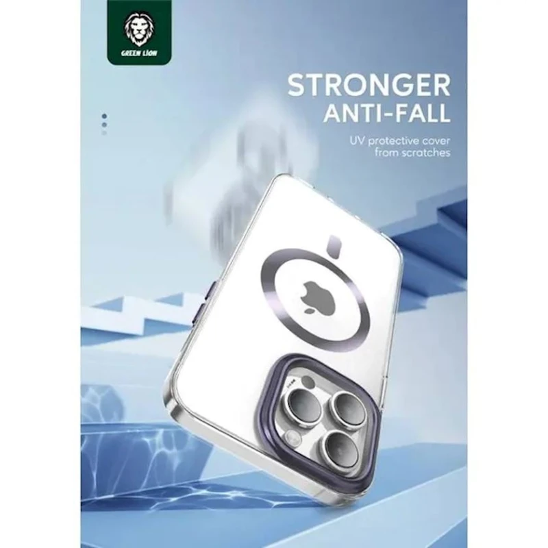 Чехол Green Lion MagSafe 2 для Apple iPhone 14 Pro Max Purple Чехол Green Lion MagSafe 2 для Apple iPhone 14 Pro Max Purple