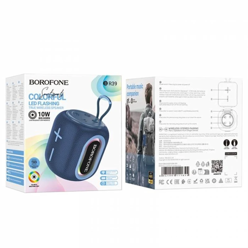 Портативная колонка Borofone BR39 Blue