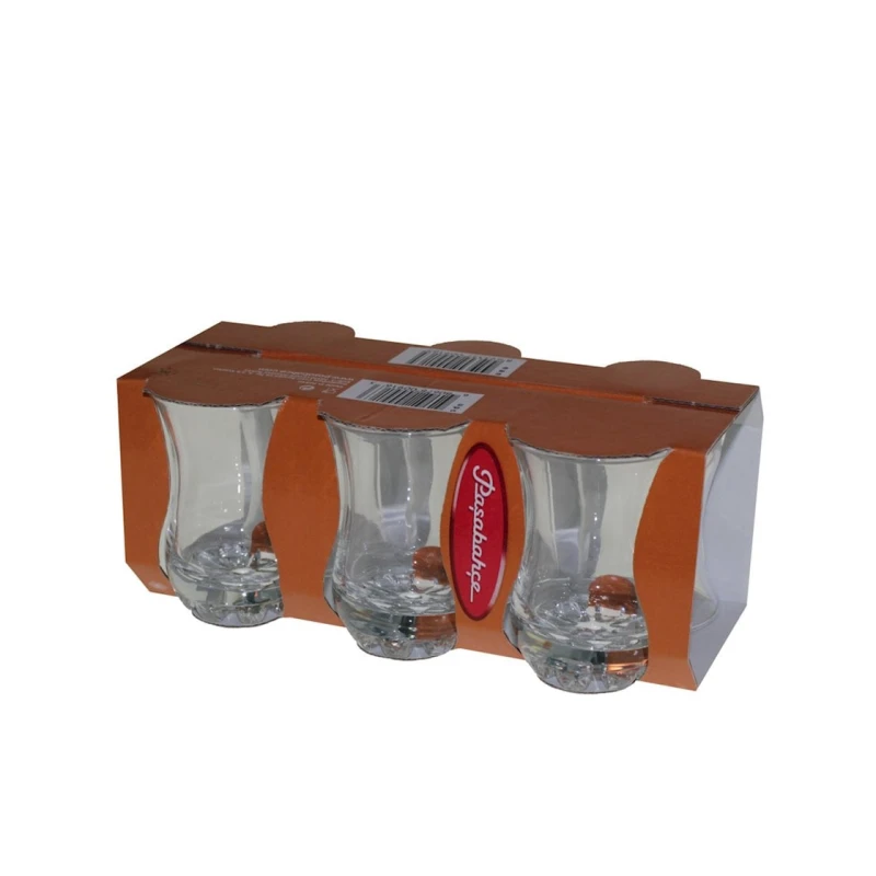 Набор армуды стаканов Paşabahçe Sylvana, 6 шт, стекло, прозрачный, 110 мл, 41x59x86 мм Набор армуды стаканов Paşabahçe Sylvana, 6 шт, стекло, прозрачный, 110 мл, 41x59x86 мм