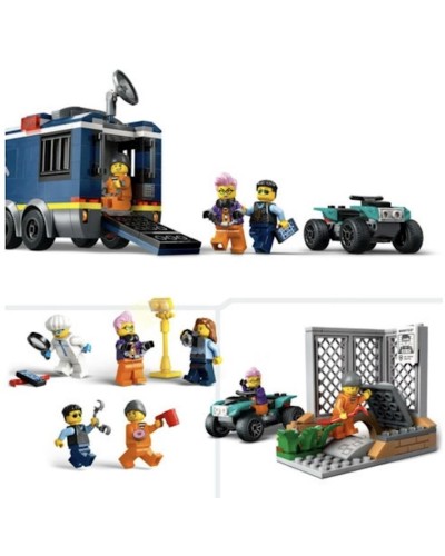 Konstruktor LEGO City Police Mobile Crime Lab Truck 60418, 7+ yaş, 674 hissə