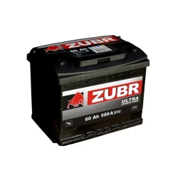 Автомобильный аккумулятор ZUBR Ultra 60 Ah 600A R+