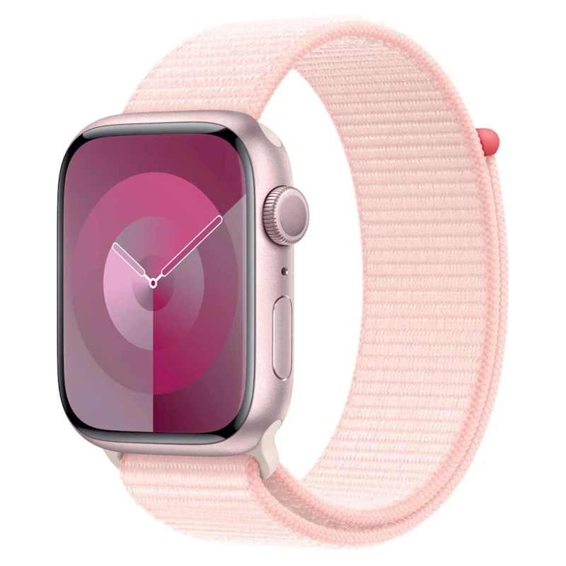 Ağıllı saat Apple Watch Series 9 GPS 45mm Pink Aluminium Case with Light Pink Sport Loop (MR9J3QR/A) Ağıllı saat Apple Watch Series 9 GPS 45mm Pink Aluminium Case with Light Pink Sport Loop (MR9J3QR/A)