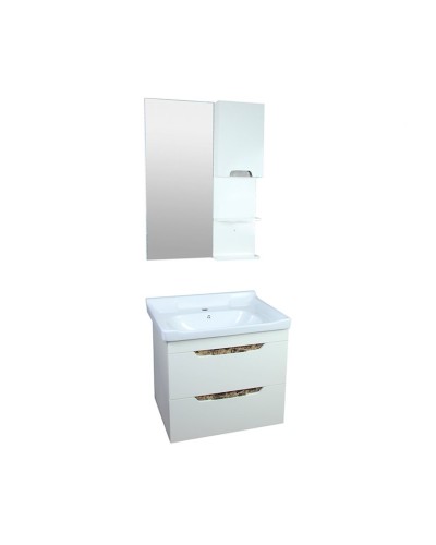 Çanaqlı tumba Gold Banyo 6300, plastik/keramika, 60 sm