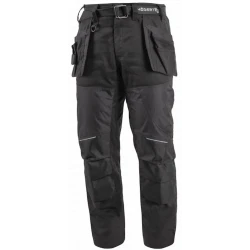 Брюки мужские Högert 23458318, черный, полиэстер/эластан, размер L