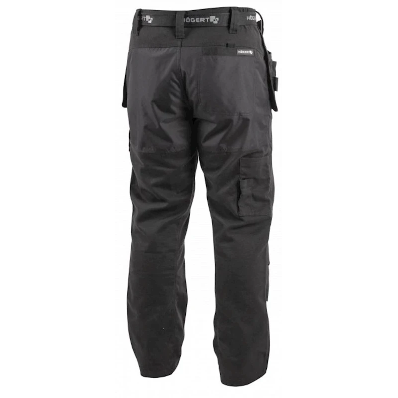 Брюки мужские Högert 23458318, черный, полиэстер/эластан, размер L