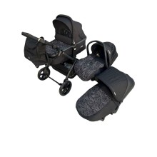 Uşaq arabası Kidilo N91-C, qara