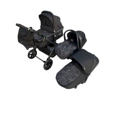 Uşaq arabası Kidilo N91-C, qara
