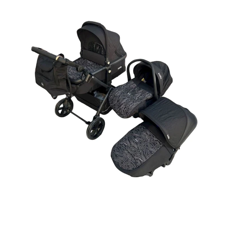 Детская коляска Kidilo N91-C, черная