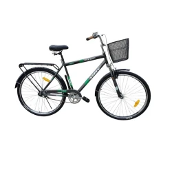 Велосипед vld834, черный/зеленый