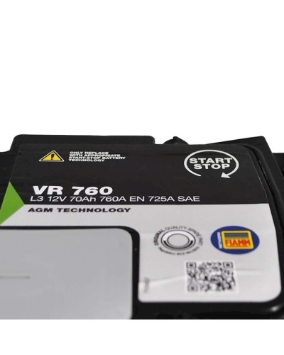 Avtomobil akkumulyatoru Fiamm Ecoforce VR760 70Аh 760A L3 AGM R+