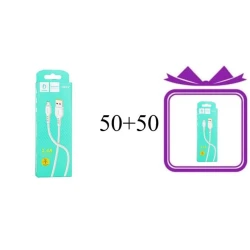 Kabel dəsti Usb micro Denmen 50 + 50 əd