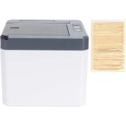 Электрический диспенсер для зубочисток Cutulamo MA-GH149, 9.5x9.5 см, белый/серый