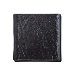 Тарелка Wilmax Slatestone WL‑661107/A, квадратная, 27x27 см, фарфор, черный