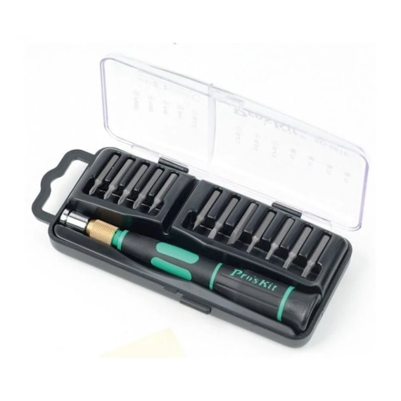 Отвертка Pro'sKit SD-081E с насадками