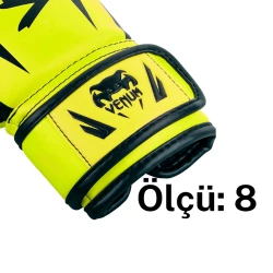 Boks əlcəyi Venum 4002, sarı/qara, ölçü 8