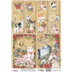 Рисовая бумага для декупажа Cadence A3,785 30x42 см