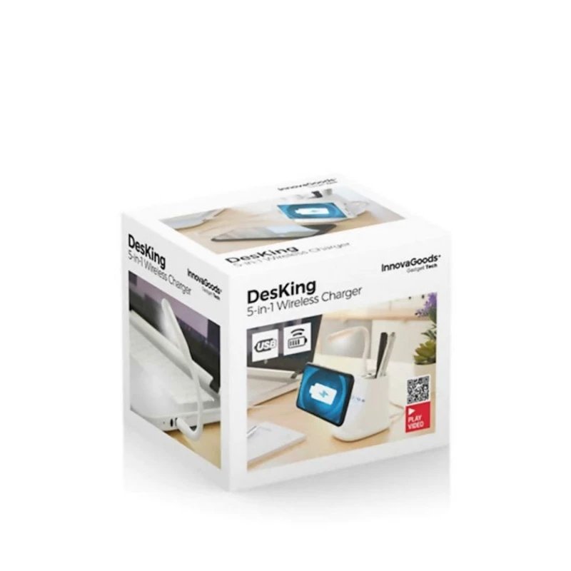 Многофункциональный светильник InnovaGoods 8.8x7x9 см, белый Многофункциональный светильник InnovaGoods 8.8x7x9 см, белый