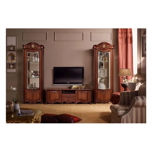 Буфет Djuliya, дерево, коричневый, 576*1675*488 см, включает 2 однодверных шкафа 2129*678*453 см Буфет Djuliya, дерево, коричневый, 576*1675*488 см, включает 2 однодверных шкафа 2129*678*453 см