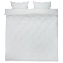 Комплект постельного белья JYSK Dana, пододеяльник 200x220, 2 наволочки 50x70, двуспальный,хлопок, белый