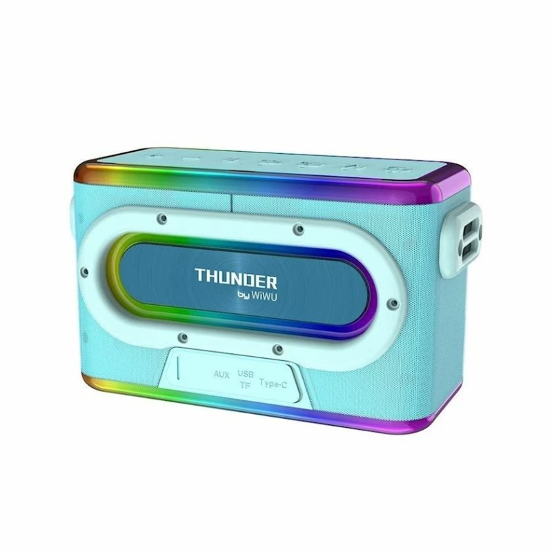 Портативный динамик Wiwu Thunder P18 80W Blue