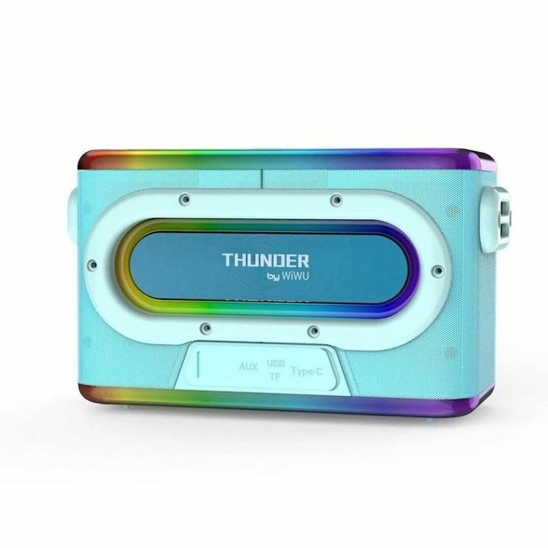 Портативный динамик Wiwu Thunder P18 80W Blue