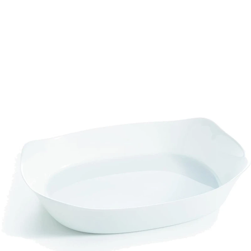 Bişirmə üçün qab Luminarc Smart Cuisine Fuente Rectangular, şüşə, ağ, 37x28 sm