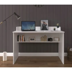 Письменный стол Asra, белый, 60x120x75/85см
