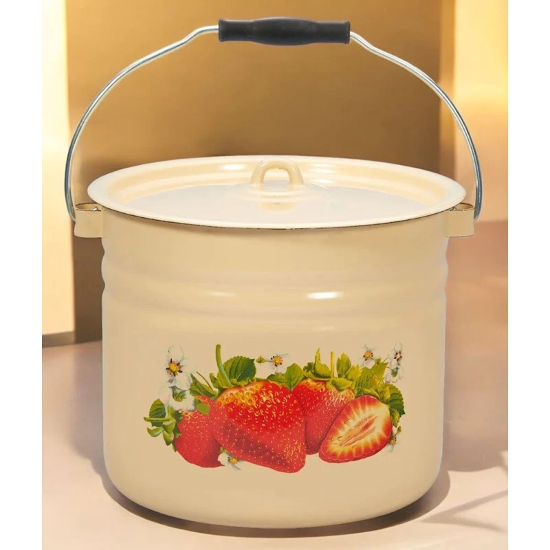 Ведро tez-bazar-347, металл, разноцветное