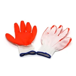 Рабочие перчатки TM.13118, белые/оранжевые Рабочие перчатки TM.13118, белые/оранжевые