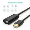 Удлинитель Ugreen US121 10324 USB 2.0 to USB 2.0 Active Extension Cable with Chipset Black , 20 м Удлинитель Ugreen US121 10324 USB 2.0 to USB 2.0 Active Extension Cable with Chipset Black , 20 м