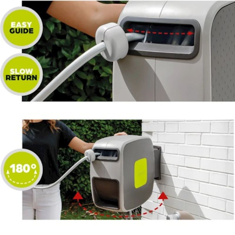 Катушка со шлангом для полива GF Rewall Style GF80005864, 35 м, 12.5 мм Катушка со шлангом для полива GF Rewall Style GF80005864, 35 м, 12.5 мм