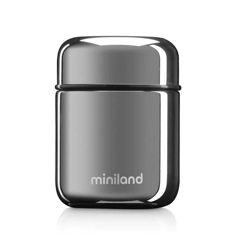 Детский термос для еды Miniland Mini Deluxe Silver, 280 мл Детский термос для еды Miniland Mini Deluxe Silver, 280 мл
