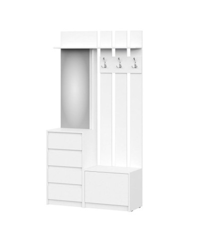 Tumbalı asılqan Art_asilqan_33, laminat, ağ, 180х100х35 sm